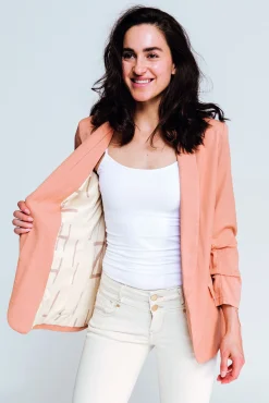 Zhrill Blazer*HELEN PEACH