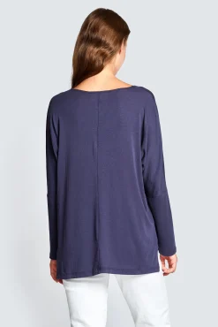 Zhrill Tops & Shirts*MARIT LS BLUE