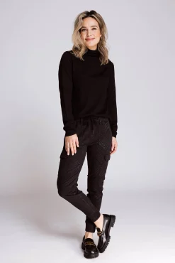 Zhrill Tops & Shirts*ZHABIGAIL KNIT BLACK