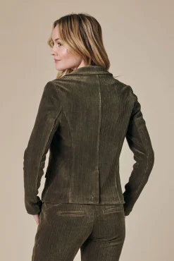 Zhrill Blazer*ZHBETSY CORD LUREX OLIVE