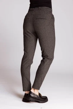 Zhrill Hosen*ZHCHIARA CASUAL HERRINGBONE ANTHRA