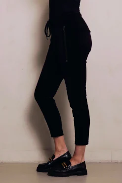 Zhrill Hosen*ZHCHIARA CASUAL SOFT CORD BLACK