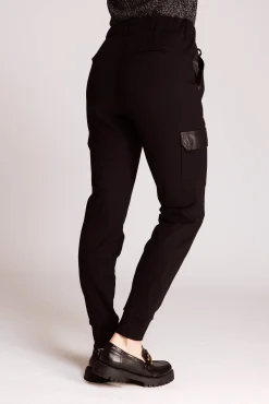 Zhrill Hosen*ZHDAISEY V LEATHER BLACK