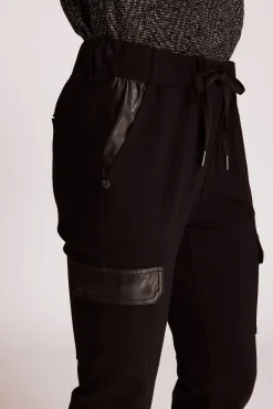 Zhrill Hosen*ZHDAISEY V LEATHER BLACK