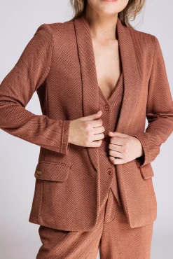 Zhrill Blazer*ZHHELEN HERRING BRICK