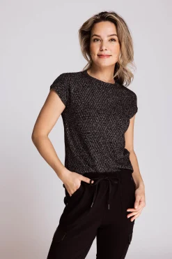 Zhrill Tops & Shirts*ZHHOLLIE LUREX BLACK