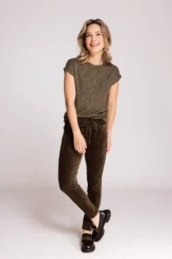 Zhrill Tops & Shirts*ZHHOLLIE LUREX DARK GREEN