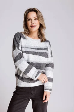 Zhrill Pullover & Strick*ZHISABELLA TERRY GREY