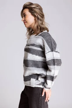 Zhrill Pullover & Strick*ZHISABELLA TERRY GREY