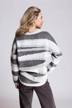 Zhrill Pullover & Strick*ZHISABELLA TERRY GREY