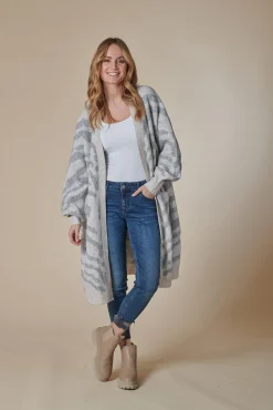 Zhrill Jacken & Mäntel|Pullover & Strick*ZHNAYA ZEBRA GREY