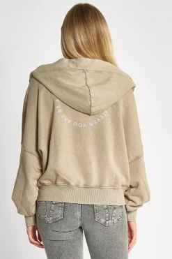 Zhrill Hoodies & Sweatshirts*ZHODA ZIP OLIVE