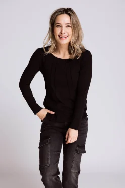 Zhrill Tops & Shirts*ZHPETRA BLACK