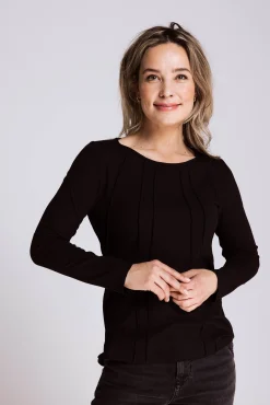 Zhrill Tops & Shirts*ZHPETRA BLACK