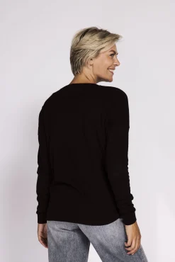 Zhrill Tops & Shirts*ZHRAHEL LS BLACK