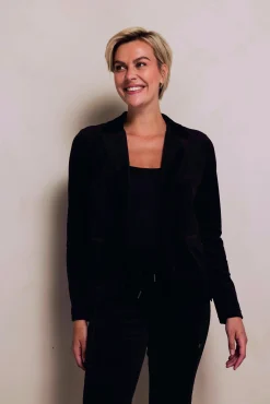 Zhrill Blazer*ZHSALMA SOFT CORD BLACK