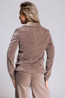Zhrill Blazer*ZHSALMA VELVET CHOCOLATE