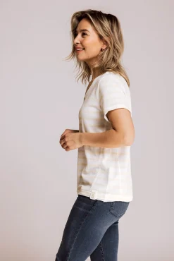 Zhrill Tops & Shirts*ZHSVANA STRIPES WHITE STRIPED
